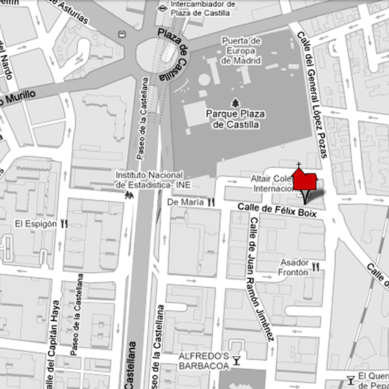 Plano localización Santuario de Nuestra Señora del Perpetuo Socorro