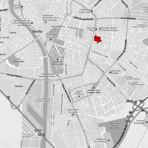 Plano localización Santuario de Nuestra Señora del Perpetuo Socorro