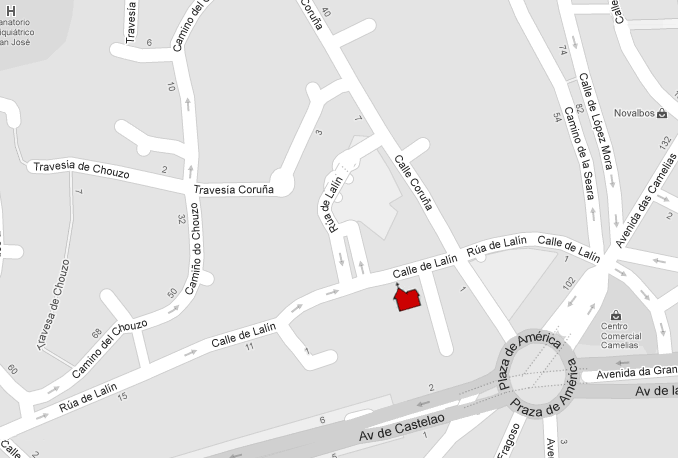 Plano localización Parroquia Nuestra Señora del Perpetuo Socorro